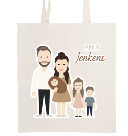 Linnen tas full body