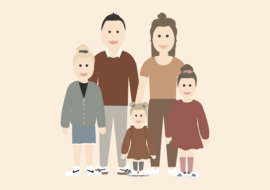 Familie poster avatar full body 2.0