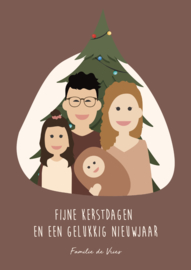 Kerstposter Boom avatar