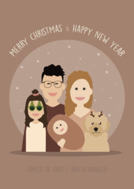 Kerstposter Cirkel avatar