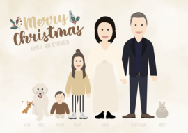 Kerstposter Basic full body 2.0
