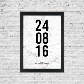 Special date marble