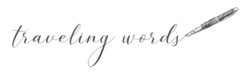 Logo Traveling words