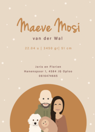 Geboortekaartje Maeve