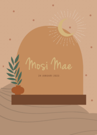 Geboortekaartje Mosi