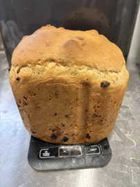 Spelt rozijnenbrood gesneden