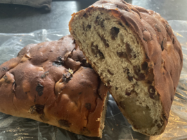 Spelt stol met amandelspijs