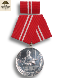 DDR Medaille für treue Dienste in den Kampfgruppen - Silber.