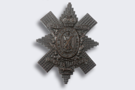 Insigne de casquette de montre noire des Royal Highlanders écossais, Première Guerre mondiale