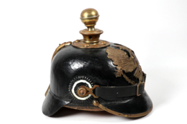 German "Landwehr" Spike helmet "Pickelhaube"