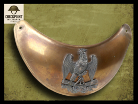 Franse Officiers Gorget uit de Juli-Monarchie