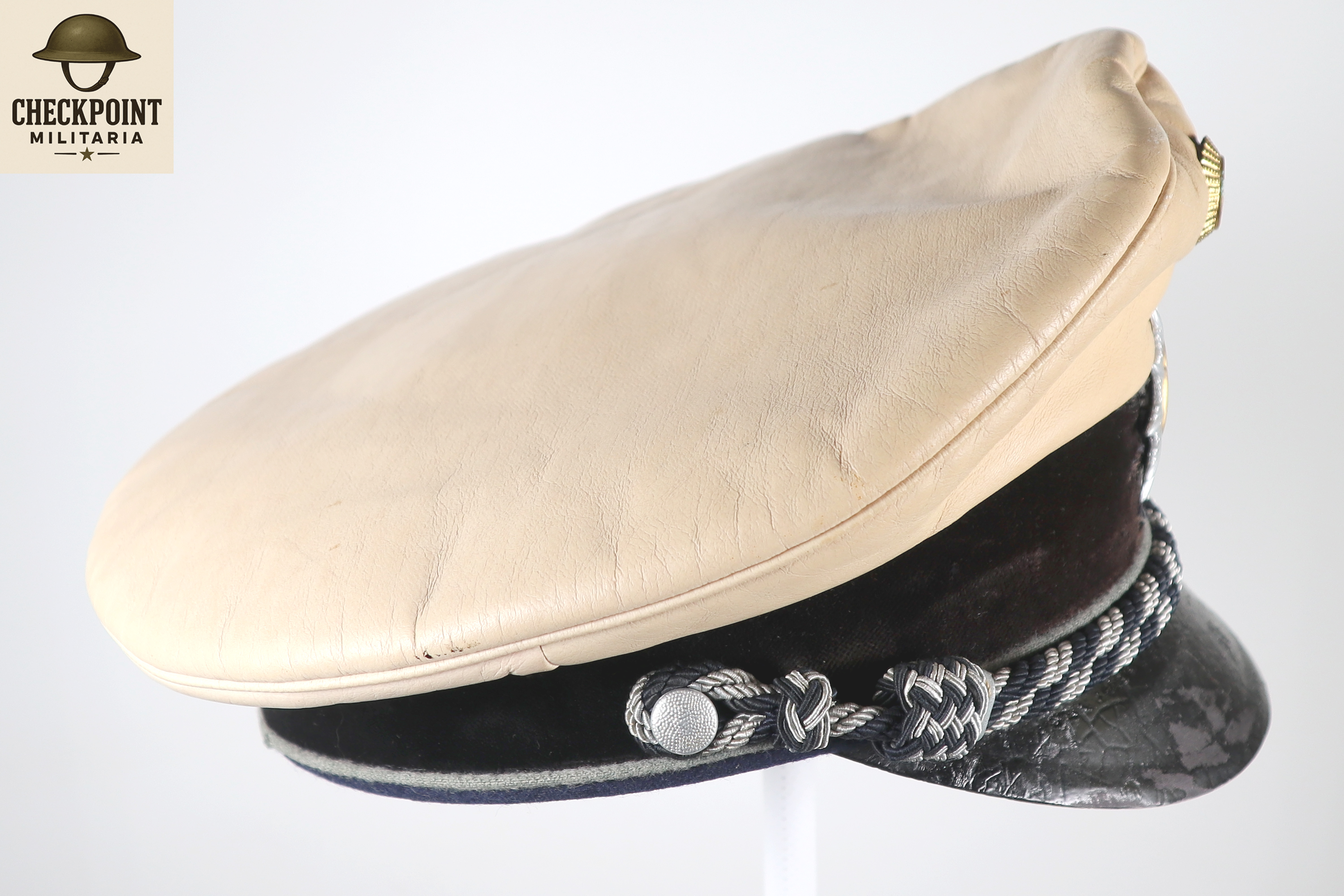 Casquette à visière de la police ferroviaire allemande