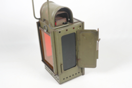 Army Road Signal Oil Lantern