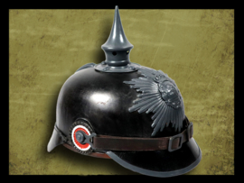 German "Saxony" M1915 Spike Helmet "Pickelhaube"