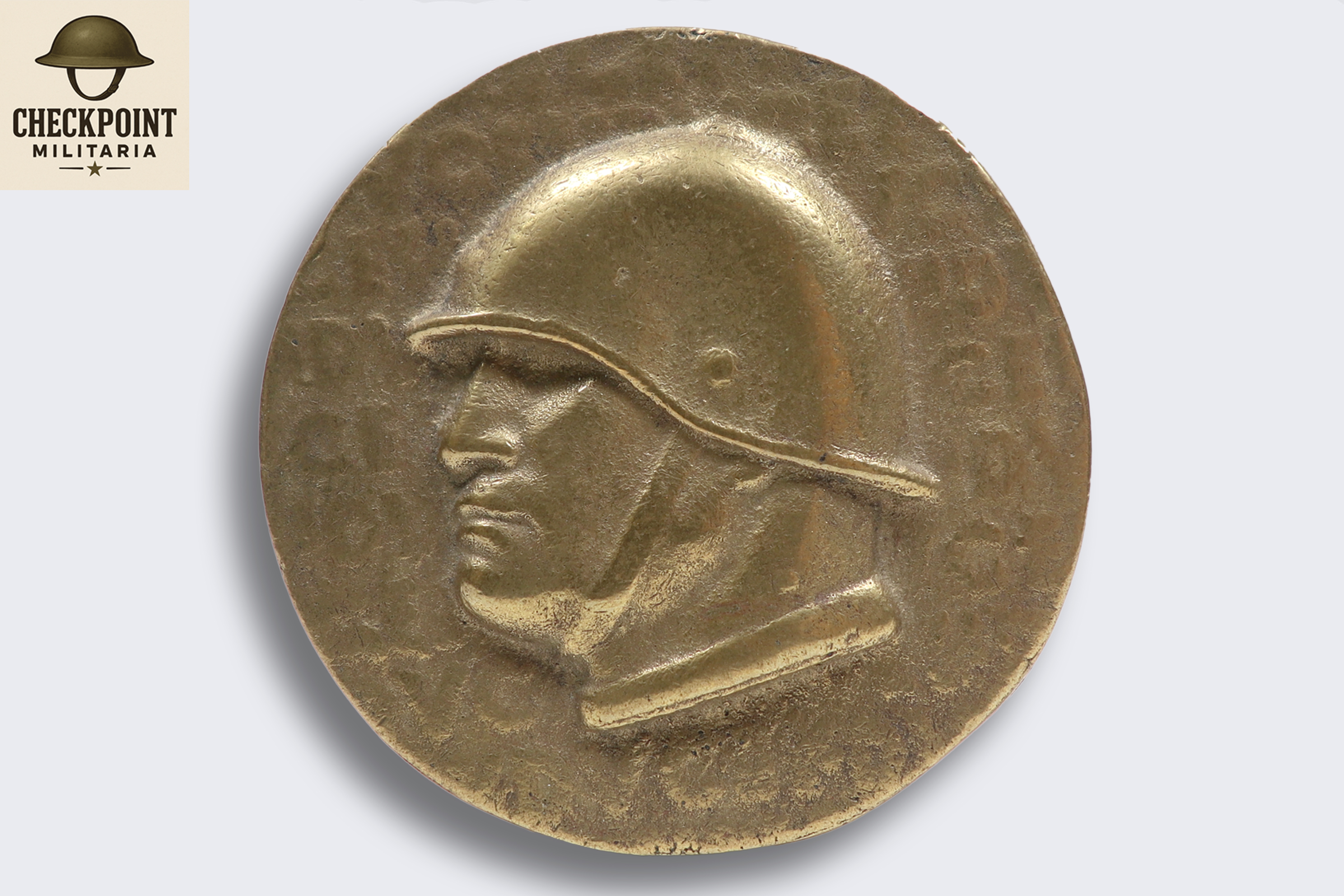 Italiaanse Mussolini Penning