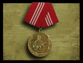 GDR East German Medal faithful services -Gold