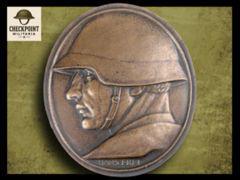 Bronzen Zwitserse Plaquette 15,5 cm
