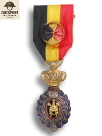 Décoration honorifique belge de 1re classe française et néerlandaise