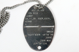 Swiss Army ID Tag.