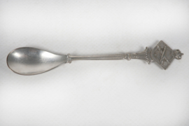 Silver Plated Teaspoon Dutch Regiment Artillery