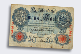 Allemagne 1914 Reichsbanknote 20 Mark