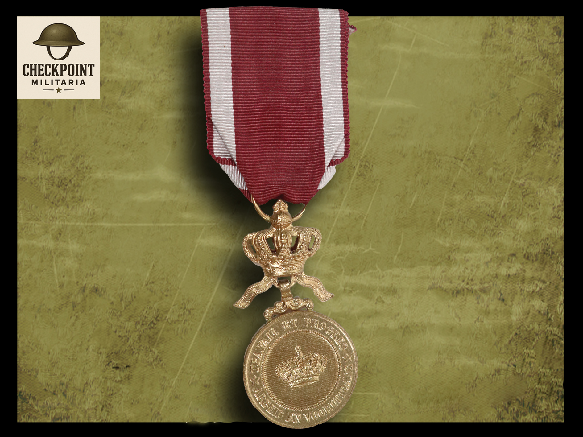 Belgische Gouden Medaille Kroonorde