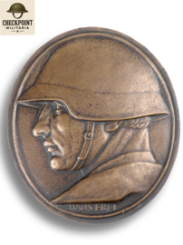Bronzen Zwitserse Plaquette 15,5 cm