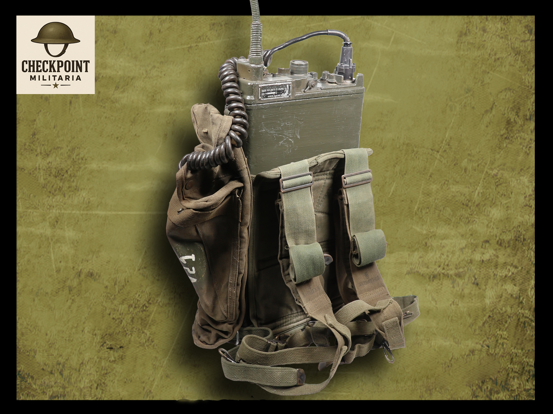 U.S. Korean War/ Vietnam War AN/PRC-10 Backpack Radio