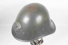 Casque néerlandais M38 « Butin de guerre » Wehrmacht