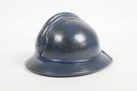 Franse  Metalen M15 Miniatuur Adrian Helm