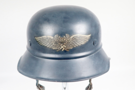 German Luftschutz M38 Beaded Gladiator Helmet