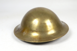 Casque miniature anglais en bronze
