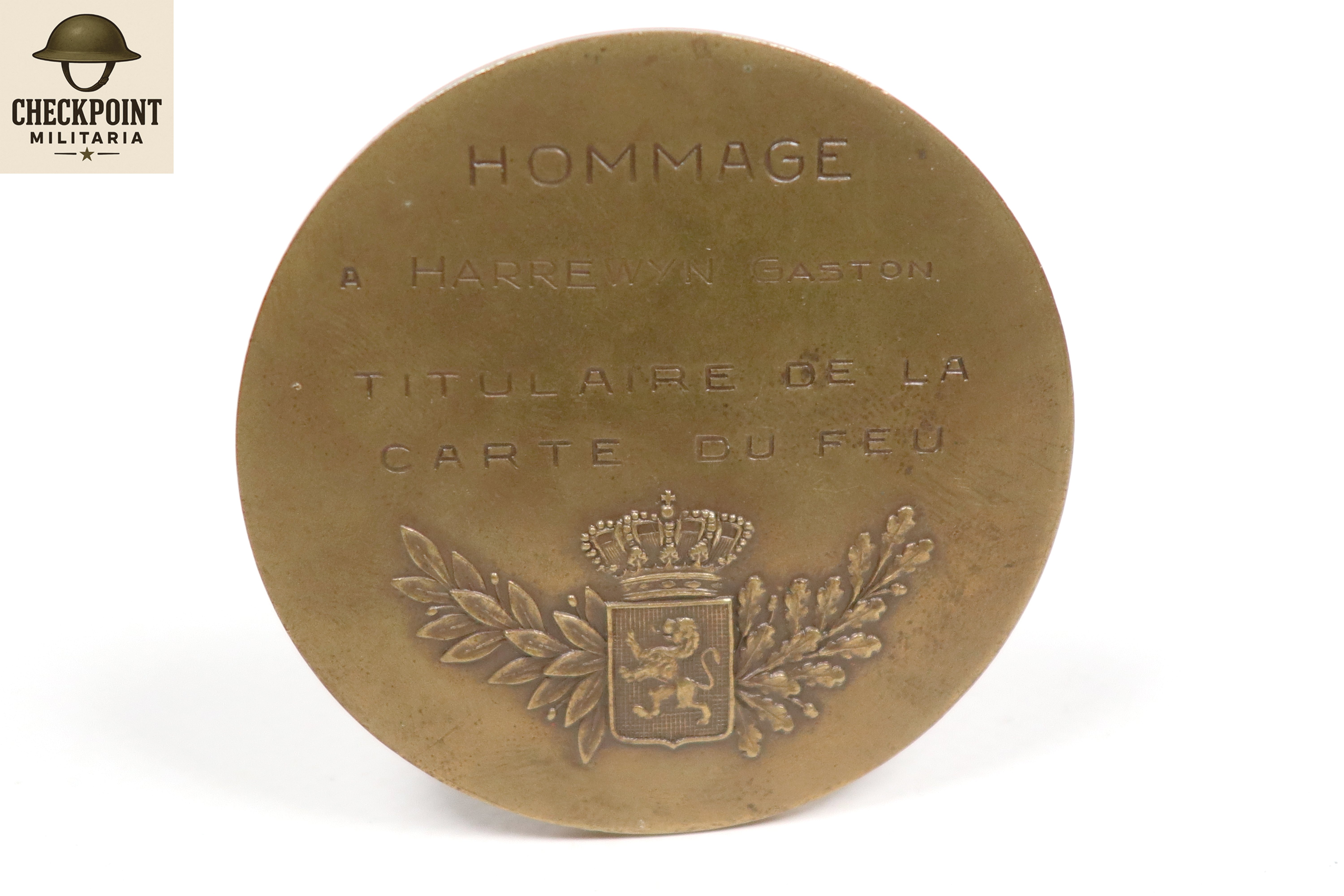 French Homage Yser Medal