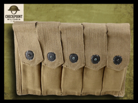 Original WW2 US Thompson SMG 5-Pocket Magazine Pouch
