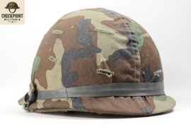 Amerikaanse M-1 "Grenada" Helm met "ERDL" Overtrek