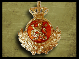 Emblème de casquette de visière de l'armée néerlandaise