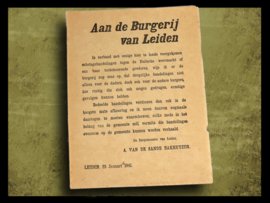 Dutch Warning January 1941