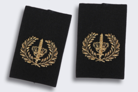 Sliders de brigade de la police néerlandaise brodés.