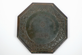 Plaque de bronze allemande d'Eugen Meyer-Itter WWI