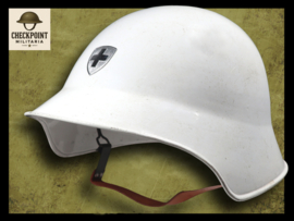 Witte Zwitserse M18/63 Stalen Helm