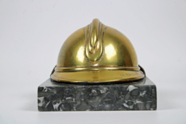 Bronzen Belgische Miniatuur Helm