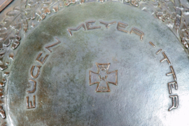 German Bronze Plaque of Eugen Meyer-Itter WWI