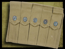 Original WW2 US Thompson SMG 5-Pocket Magazine Pouch