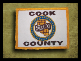  drapeau emblème du comté de Cook