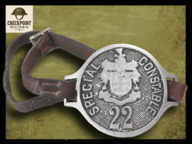 WW1 Era Special Constable 22 Police Arm Badge