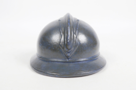 Franse  Metalen M15 Miniatuur Adrian Helm