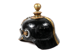 German "Landwehr" Spike helmet "Pickelhaube"