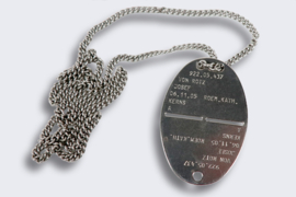 Swiss Army ID Tag.