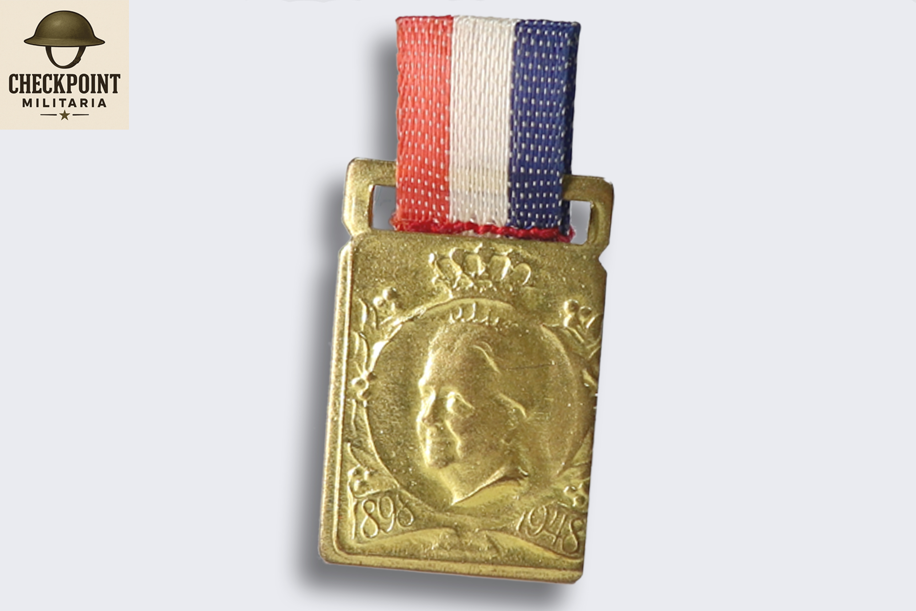 1898-1948 Medal & Ribbon Dutch Queen Wilhelmina