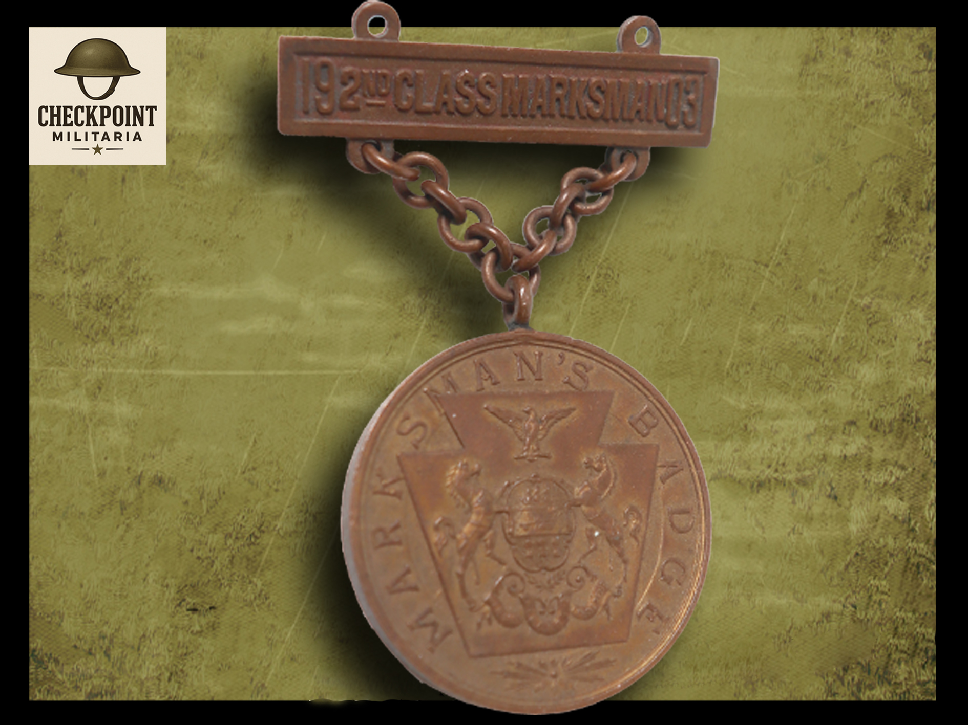 U.S. 1903 Marksman Medal